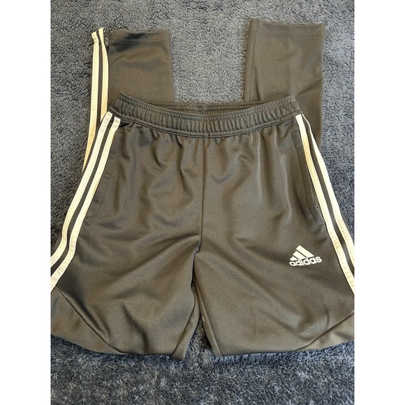 adidas Other - Adidas Tiro 19 Youth Large Track Pants Black White 3-Stripe Zippered Ankle